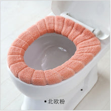 Load image into Gallery viewer, Universal Soft Heated Washable Toilet Seat Mat Set for Home Decor Closestool Mat Seat Case Warmer Toilet Lid CoverAccessories